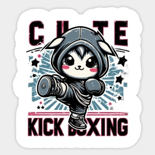 Cute Kickboxing Sticker